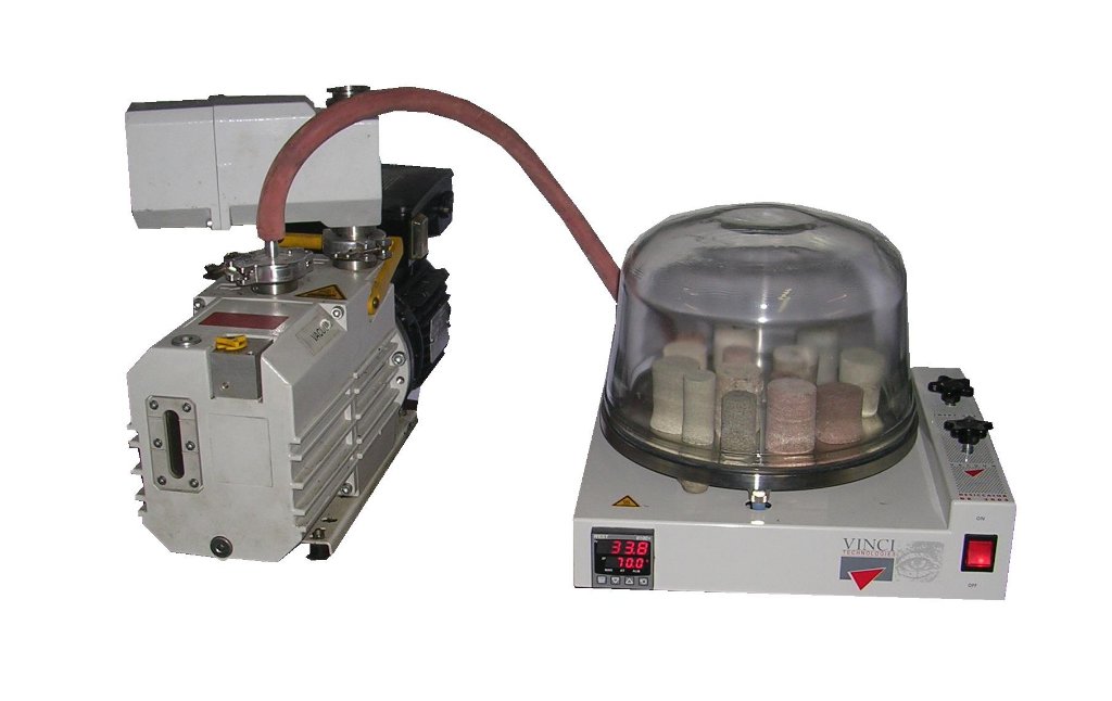 Vinci Technologies Vacuum heated desiccator